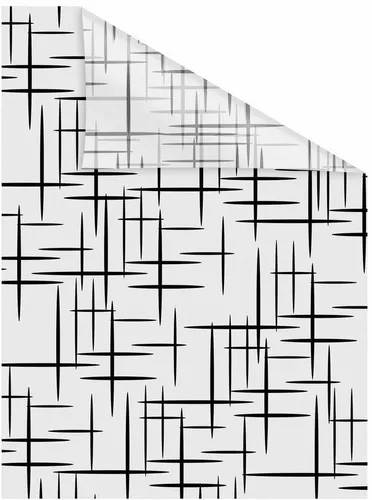 LICHTBLICK ORIGINAL Fensterfolie Stars Schwarz von LICHTBLICK ORIGINAL