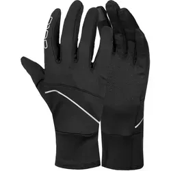 Odlo Unisex Handschuhe INTENSITY SAFETY LIGHT, black, XS - Handschuhe mit hervorragendem Feuchtigkeitsmanagement, leicht und aus weichem Material – ideal für jede Wetterlage und aktive Outdoor-Aktivitäten.
