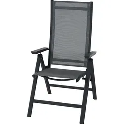 Alu-Klappsessel 'Tesoro/Tauro', grau - Sonstiges Camping & Outdoor, leichter und platzsparender Klappsessel für entspannte Momente im Freien.