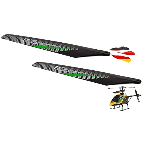 RC-Hubschrauber Rotorblatt 18.5 cm für WL-Toys V912 und weitere kompatible RC-Helicopter, Ersatzpropeller-Set für optimale Passform und stabile Flugeigenschaften, Modelbau original Ersatzteil V912-07