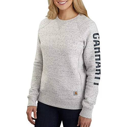 Damen Sweatshirt CLARKSBURG CREWNECK, grau - XL - Stylisches Fleece Sweatshirt mit Rundhalsausschnitt und entspannter Passform. Hergestellt aus hochwertigem Clarksburg-Fleece für ultimativen Komfort, ideal für Freizeit und gemütliche Tage.