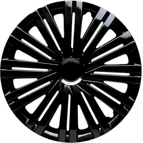 Trimak Radkappen 4er Set Schwarz, ABS Kunststoff - Hochwertige Radzierblenden aus schlagfestem ABS Kunststoff, ideal für PKW. Verleihen Sie Ihrem Fahrzeug einen modernen Look und schützen Sie Ihre Felgen.