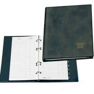 Veloflex Telefonbuch 5158180, A5, Schwarz von Veloflex