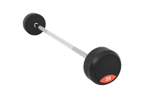 GORILLA SPORTS® Gummi Langhanteln von Gorilla Sports