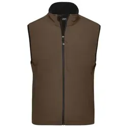 Men's Softshell Vest Trendige Weste aus Softshell braun, Gr. L