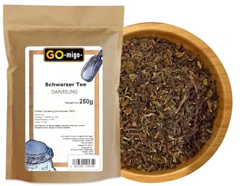 0,25kg DARJEELING schwarzer Tee 250g - GOmigo