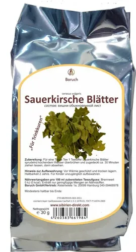 Sauerkirsche Blätter