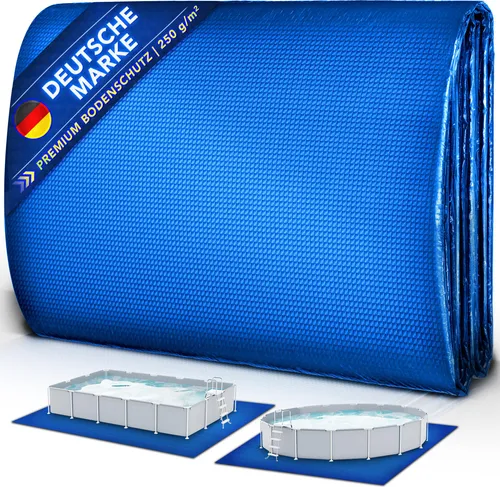 tillvex® Premium Pool Bodenplane 250 g/m² - UV-stabil & reißfest für Pools - Die tillvex® Premium Pool Bodenplane schützt vor Rissen und Löchern. Ideal für alle Pooltypen, sorgt sie für eine lange Lebensdauer Ihrer Poolfolie und ist einfach zu montieren.