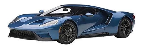 AUTOart 1/18 Ford GT 2017 Metallic Blue Composite Die-cast Modellauto Sportwagen