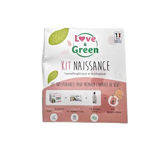Love Green Geburtsset Babypflege Babyartikel T1 Bio Sensitiv Pflegeset Für --geb