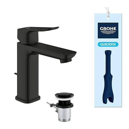 Grohe Waschtischarmatur Dice M-Size schwarz matt in schwarz von GROHE