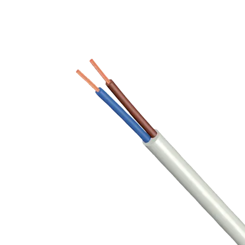 Mehradriges Kabel H03VV-F Electraline 2x0,75mm2 10m weiß - 11181