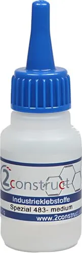 2Construct Sekundenkleber Serie 483 (mittelviskos/mittel, 20 g Flasche)