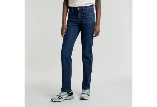 G-STAR Damen Strace Straight Jeans, Blau (Worn in Aster Blue) - Stylische Straight Jeans mit 5 Taschen und Reißverschluss, ideal für jedes Outfit. Komfortabel und modern, perfekt für modebewusste Frauen.