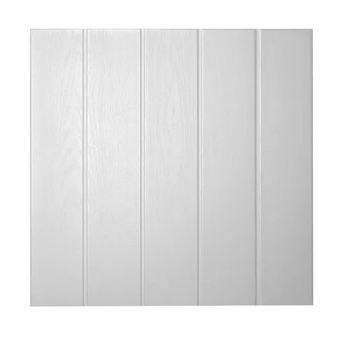 Decosa Deckenplatte Athen, weiß, 50 x 50 cm - 20 Pack - Hochwertige Styropor-Deckenplatten in edler Holzoptik, ideal zur Verschönerung und Kaschierung von Unebenheiten. Perfekt für ein gemütliches Raumambiente.