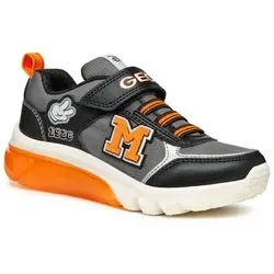 Geox J CIBERDRON Boy H Sneaker - Atmungsaktiver Komfort in Schwarz/Silber, 37 EU - Sneaker für Jungen, atmungsaktiv und ideal für aktive Kids, die Komfort und Stil suchen.
