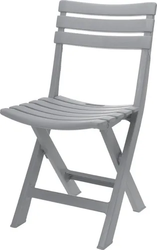 Progarden Klappstuhl Grau - Wetterfester Gartenstuhl - Klappstuhl für Balkon und Garten, robust und witterungsbeständig, ideal für den Außenbereich und platzsparend durch klappbares Design.