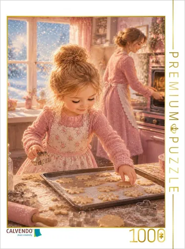 CALVENDO Puzzle Weihnachtliche Backstube | 1000 Teile Lege-Größe 64x48cm Foto-Puzzle für glückliche Stunden
