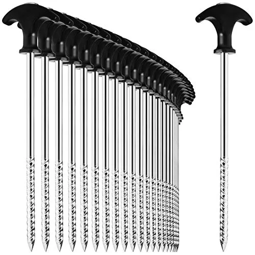 com-four® 24x Zelt-Heringe aus Stahl von COM-FOUR