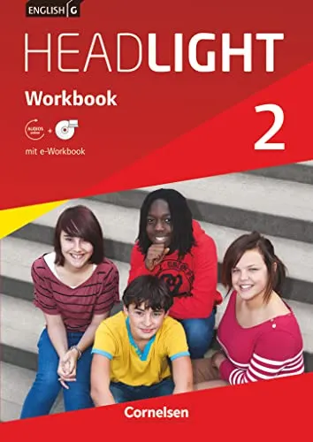 English G Headlight - Workbook mit Audio-Materialien für 6. Schuljahr - Englisch lernen leicht gemacht mit Workbook und CD-ROM, inklusive Online-Audios für interaktives Lernen.