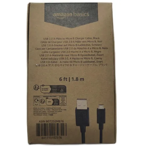 AmazonBasics USB A auf Micro USB 2.0 Kabel 480 Mbit s von Amazon