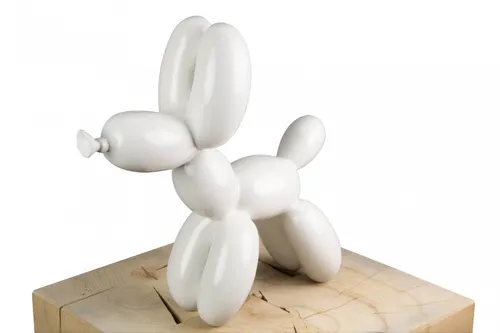 KUNSTLOFT Dekofigur Leicht wie Luft 28x26x10 cm - Dekofiguren, handgefertigte Kunststein-Skulptur, die Leichtigkeit und kreative Raumwirkung vermittelt – ideal für Praxis und Wohnräume.