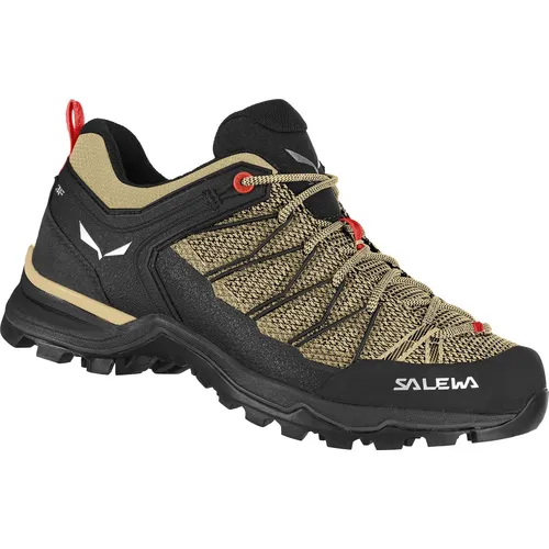 Salewa Mountain Trainer Lite Damen Wanderhalbschuhe, Beige, 6 - Wanderschuhe für Damen, leicht und flexibel, ideal für technische Zustiege. Mit 3F System für optimale Passform und Climbing Lacing für präzisen Halt im Gelände.