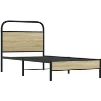 Bettgestell 75x190 cm Sonoma-Eiche