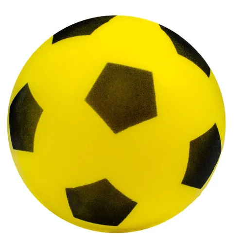 Powershot Schaumstoffball Fußball 20cm gelb - Der Powershot Schaumstoffball ist ideal für drinnen und draußen. Mit einem Durchmesser von 20 cm und aus strapazierfähigem Schaumstoff gefertigt, sorgt er für sicheren Spielspaß. Farbe: gelb.