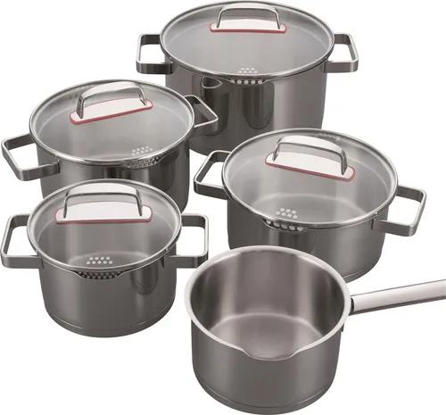 Kelomat Kochtopfset Creation S 9-teilig Edelstahl