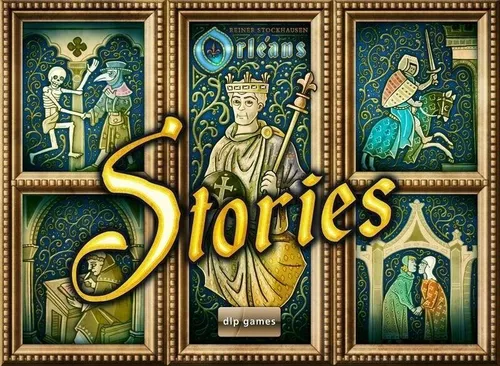 Pegasus DLP01035 - Orléans Stories: Episches Gesellschaftsspiel - Gesellschaftsspiel mit innovativem Bagbuilding-Mechanismus, der Storytelling und strategisches Spiel vereint. Erlebe verschiedene Epochen und meistere spannende Herausforderungen in 2 fesselnden Geschichten.
