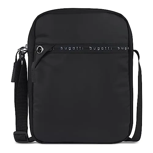 bugatti Blanc DeLight Schultertasche Herren - Gürteltasche aus robustem Tarpaulin & Nylon, ideal für den Alltag mit viel Platz und Diebstahlschutz. Leicht, abwaschbar und mit verstellbarem Schulterriemen für optimalen Tragekomfort.