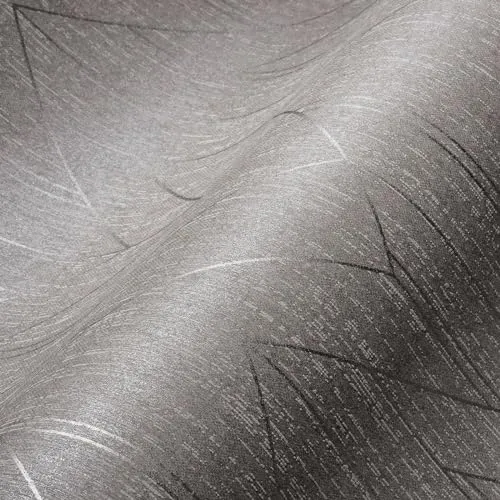 Bricoflor Silber Tapete mit Geometrischem Muster - Dekorative Tapeten, elegante Metallic Vliestapete im Art Déco Stil, waschbeständig und einfach abziehbar für stilvolle Wohnräume.