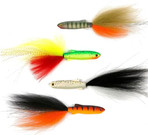 Fox Rage Dropshot Fry 12cm - 2 Angelfliegen, Farbe:Lemon Tiger