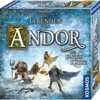 KOSMOS 683351 Die Legenden von Andor - Die ewige Kälte, kooperatives Fantasy-Brettspiel für 2-4 Spieler ab 10 Jahren, spannende neue Legenden und geführtes Einstiegsabenteuer