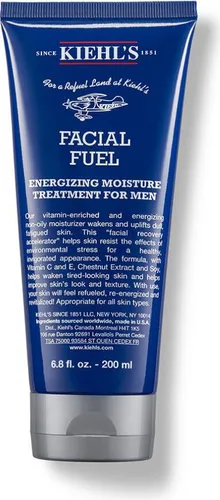 Kiehl's Facial Fuel Moisturizer 200 ml Gesichtscreme für Männer - Feuchtigkeitsspendende Gesichtscreme für Männer, die müde Haut revitalisiert und ihr ein frisches Aussehen verleiht. Ideal zur Unterstützung der täglichen Pflege und für einen energischen Teint.