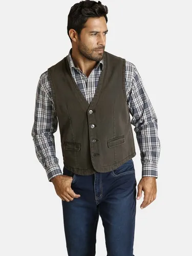 Jan Vanderstorm Herren Weste Torell in grün von JAN VANDERSTORM