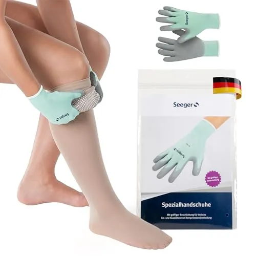 Seeger Anziehhandschuhe für Kompressionsstrümpfe