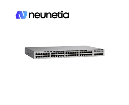Cisco Catalyst 9200L 48 Port + 4 x 10 Gigabit SFP+ Ethernet Switch - Netzwerk-Switch mit 48 LAN-Anschlüssen und 10 Gigabit SFP+ Ports, ideal für hohe Datenübertragungsraten in Unternehmensnetzwerken.