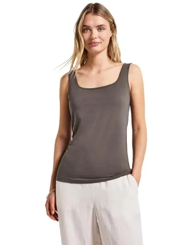 STREET ONE Basic Top mit Square Neck