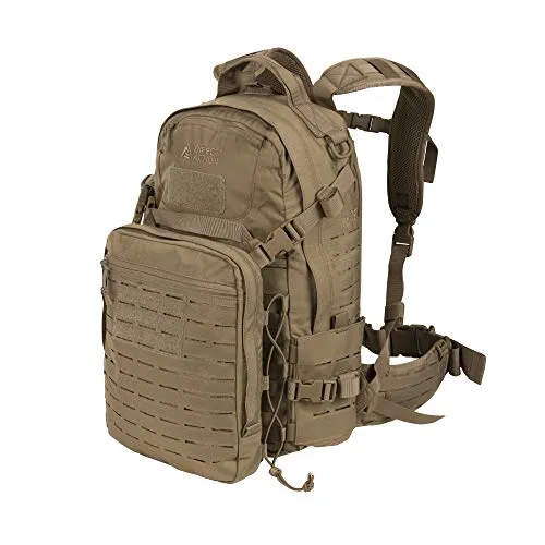Direct Action Ghost MKII 28+3.5L 3 Day Backpack - Coyote Braun - Robuster 3-Tages-Rucksack mit 31.5L Volumen, ideal für Outdoor-Abenteuer und taktische Einsätze, gefertigt aus strapazierfähigem Cordura.