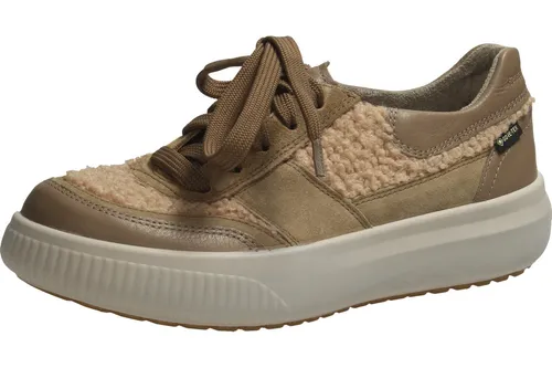 Legero Damen T4 Jump Gore-Tex Sneaker - PALUDE Beige - Damen-Sneaker mit wasserdichter GORE-TEX Membran, atmungsaktiv und ideal für jedes Wetter. Komfortweite 'G' sorgt für ein bequemes Tragegefühl.