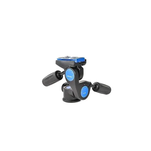 BENRO HD2A 3-Wege-Neiger - Arca Swiss kompatibel - Stativkopf für präzise Kameraausrichtung, ideal für Fotografen, die Flexibilität und Stabilität benötigen.