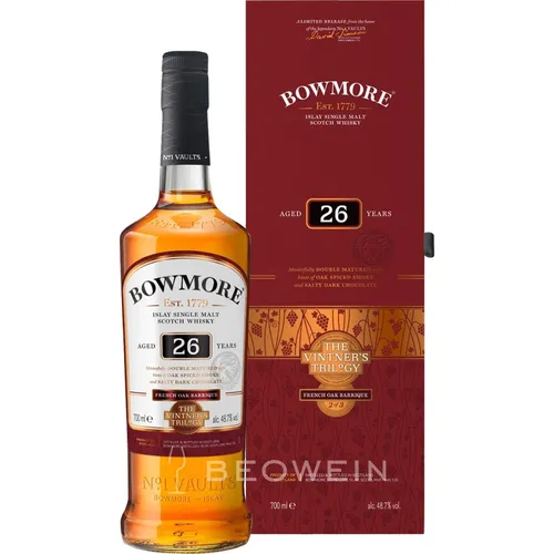 Bowmore Vintners Trilogy 26 Jahre 0,7 l Barrique Wine Cask Weinfass Whisky