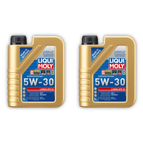 2x 1L LIQUI MOLY 20646 Motoröl Longlife III 5W-30 Motorenöl Motor Öl