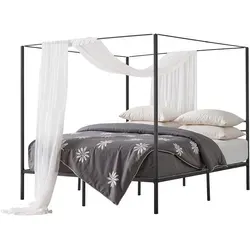 VEVOR Himmelbettrahmen (Kingsize) in schwarz von Vevor