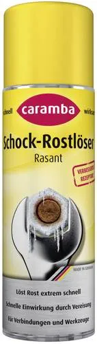 Caramba Express Schock Rostlöser 250 ml - Rostlöser mit Kälteschock-Technologie für schnelle und effektive Rostentfernung, ideal für Werkstatt und Haushalt.