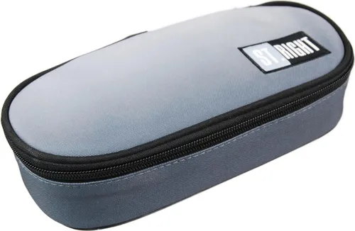 Gepolstertes Federmäppchen mit Innenklappe PC1 Grau OMBRE Majewski