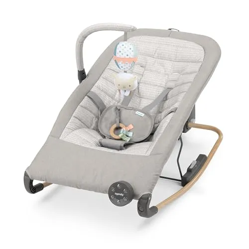 Ingenuity Keep InMotion Automatischer Baby-Schaukelsitz, mit Fernbedienung, hochwertige Materialien, 0-6M - Soulful Skies