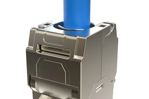 DIGITUS Keystone Cat6A geschirmt 24 Stk. - Werkzeugfreie Montage - Sonstiges Kabelzubehör mit 360°-Schirmkontaktierung und werkzeugfreier Installation für schnelle Netzwerkintegration. Ideal für moderne Verteilerfelder und Anschlussdosen.